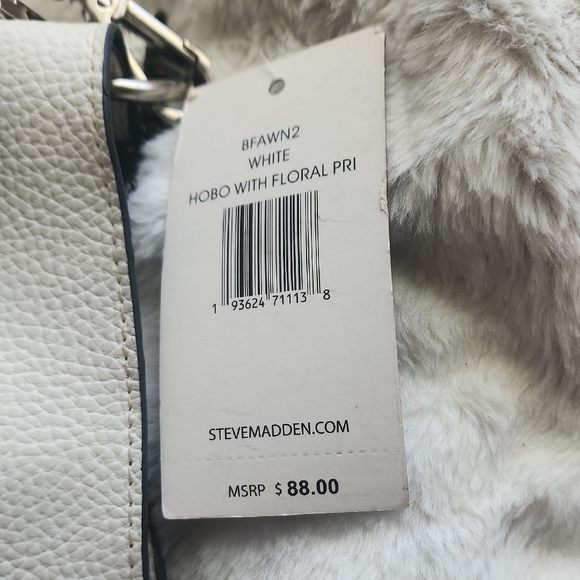 Steve Madden White Shoulder Bag - Picture 2 of 3
